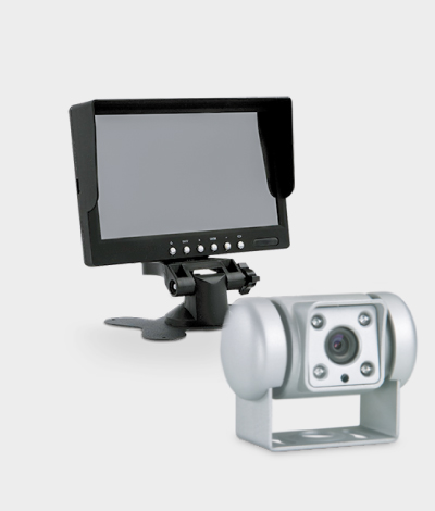 Caméra de recul intégrée sur la carrosserie fourgon Intégrale pour faciliter les manœuvres