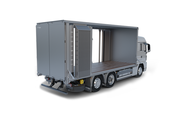 Carrosserie combinant 2 carrosseries